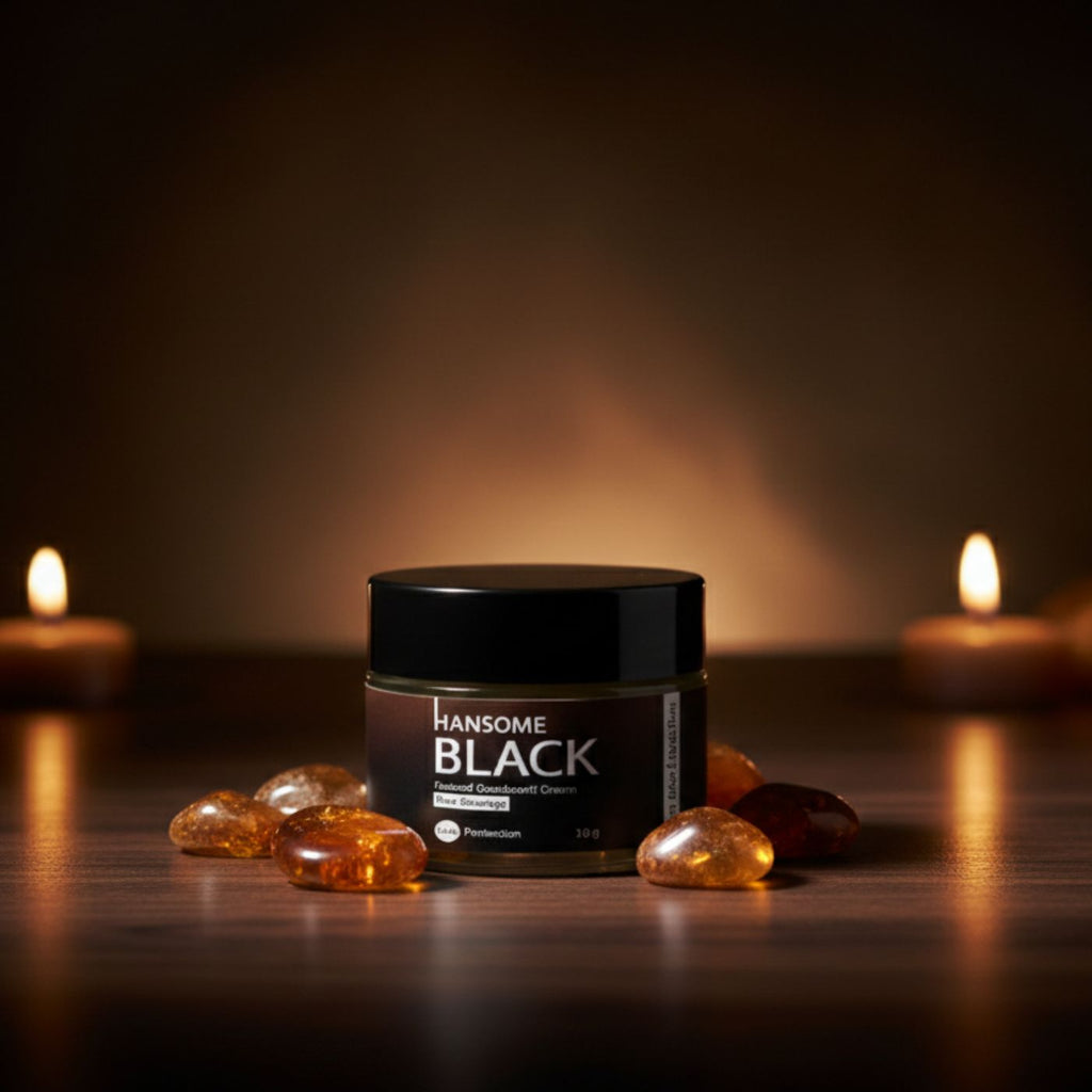 Natural Deodorant Cream - HANSOME BLACK