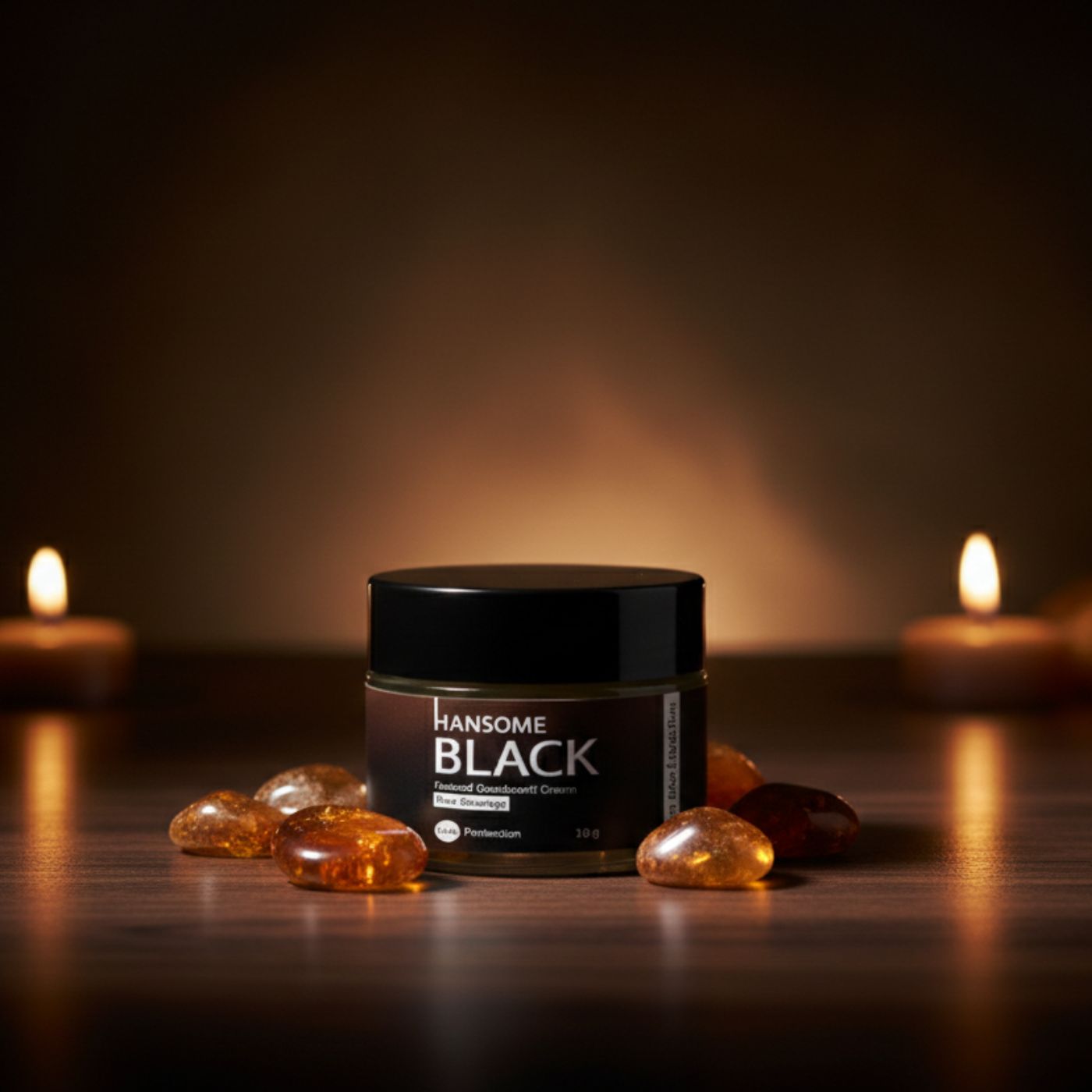 Natural Deodorant Cream - HANSOME BLACK