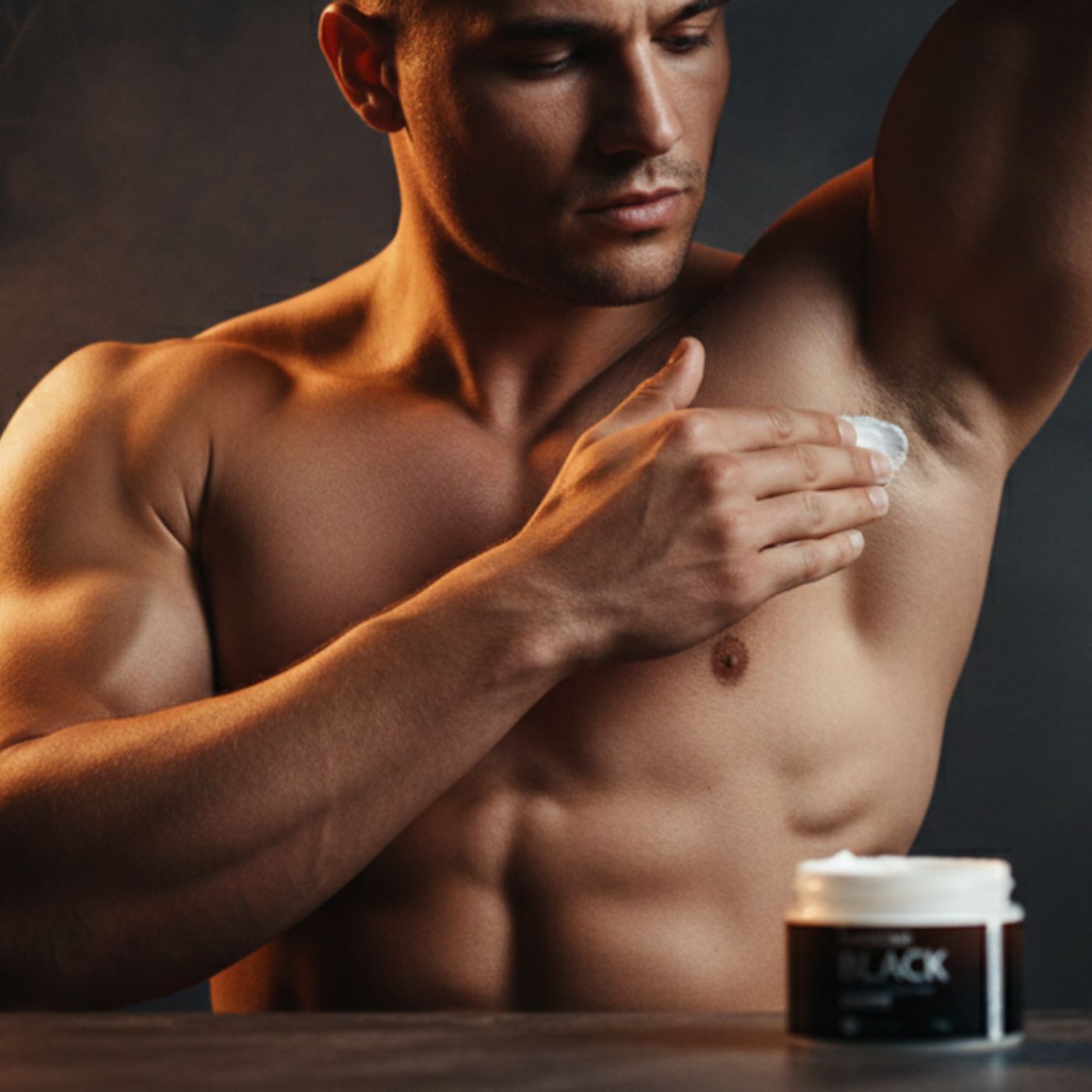Natural Deodorant Cream - HANSOME BLACK