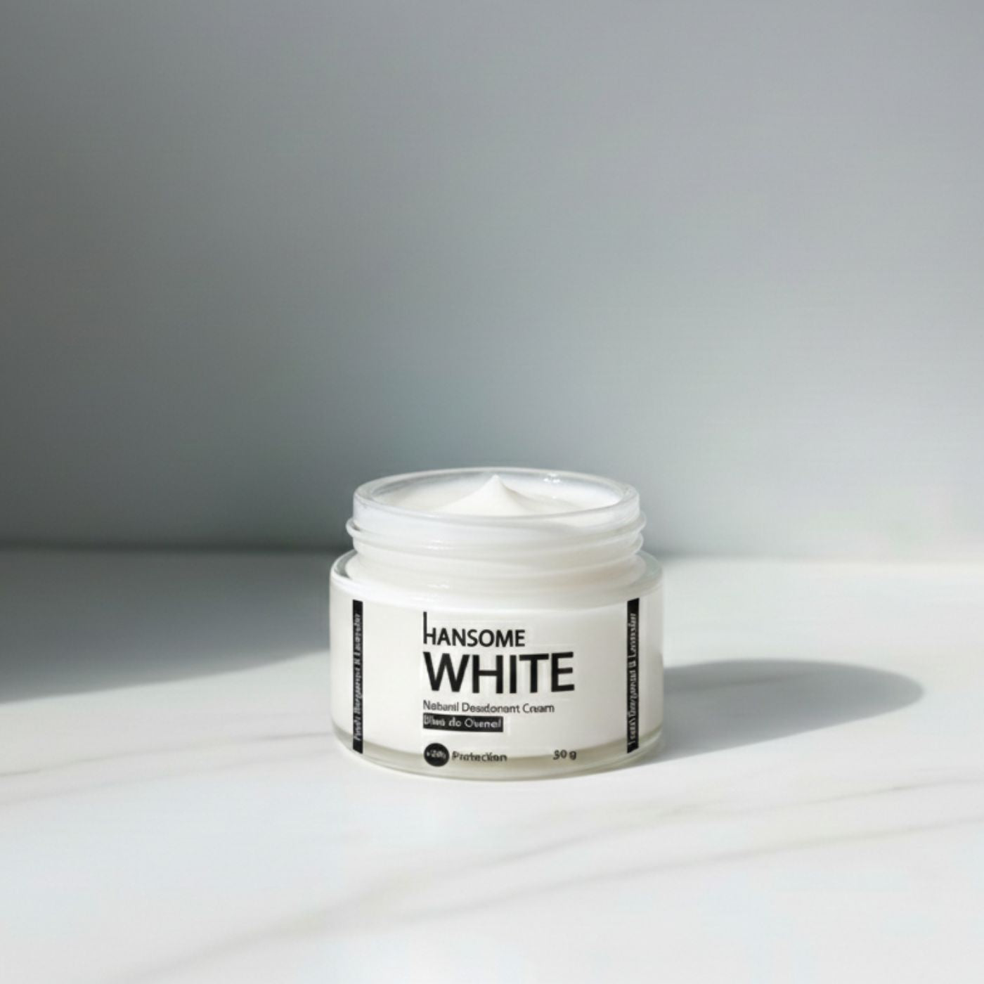 Natural Deodorant Cream - HANSOME White