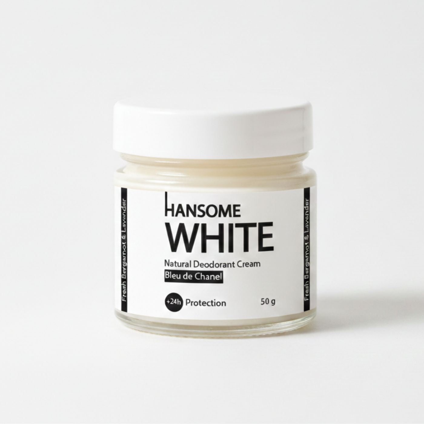 Natural Deodorant Cream - HANSOME White